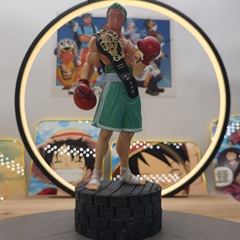 Pirate King Luffy and Zoro Punching Hand Puppet, Boxing Luffy and Boxing Zoro Action Figure with Color Box, Handmade Model