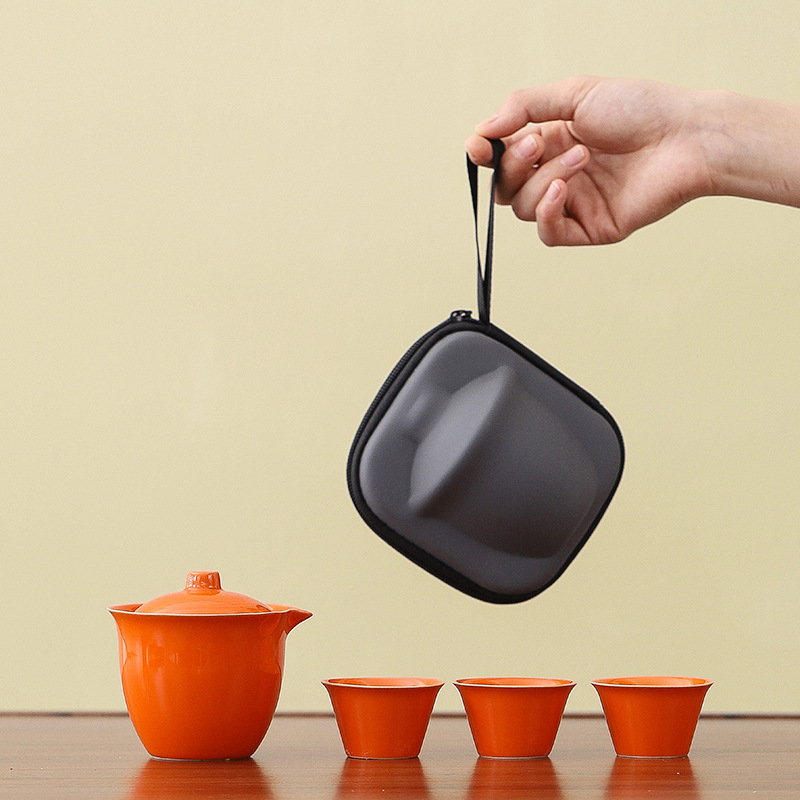 오렌지 익스프레스 3 컵 냄비 (티 타월이없는 특별 가격)