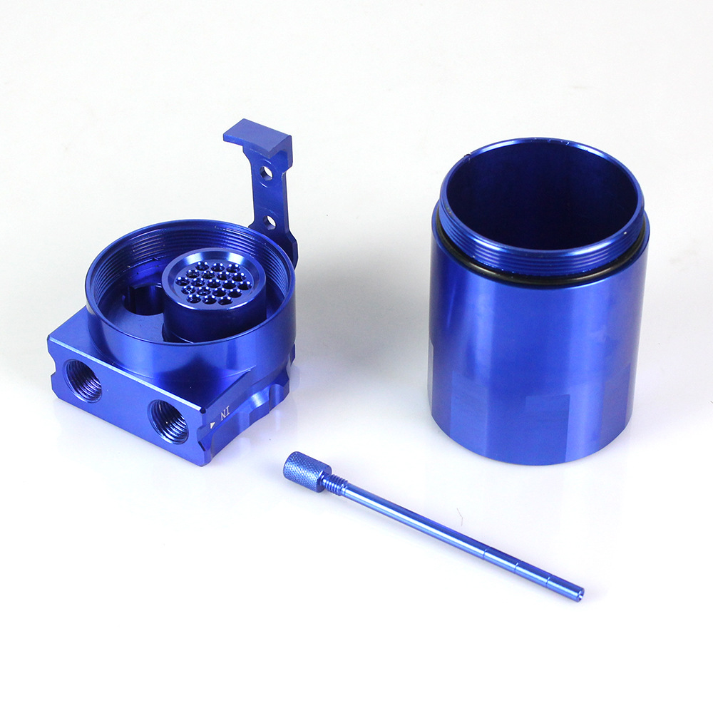 Oil and gas separator modified universal aluminum alloy breathable oil pot exhaust gas recovery pot suitable for Ford F150