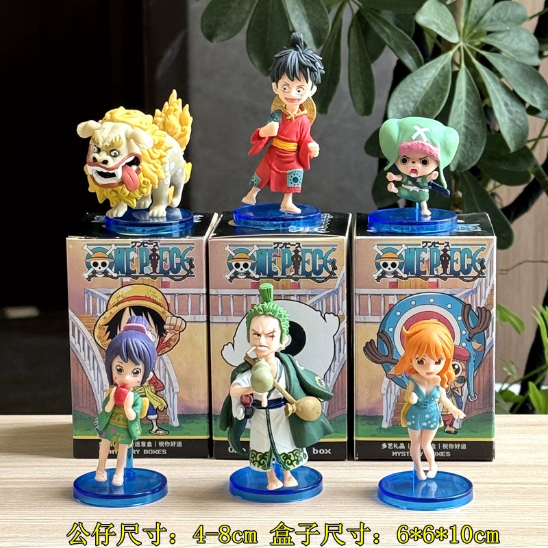 Фигура One Piece блочная коллекционная серия, набор Лuffy Зоро Санджи, варианты мульти-стилей