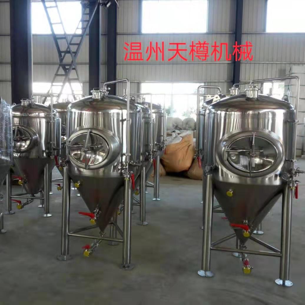 500L啤酒发酵罐 不锈钢发酵设备 精酿啤酒设备