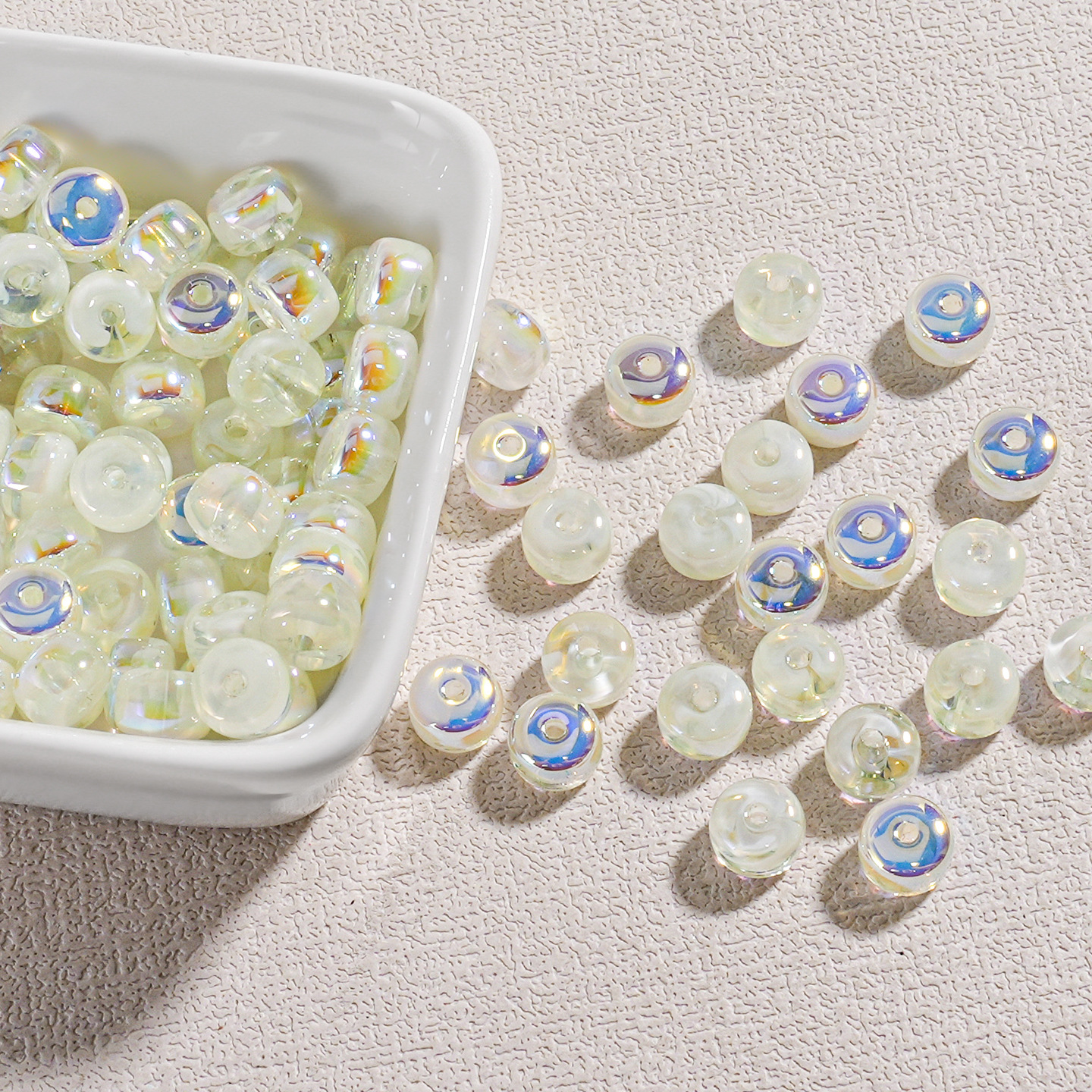 Niebla de hilo Dream Beads Mini Beads 7 * 8MM Hecho a mano DIY Cuentas Collar Pulsera Keychain Material de cadena de teléfono móvil image 10