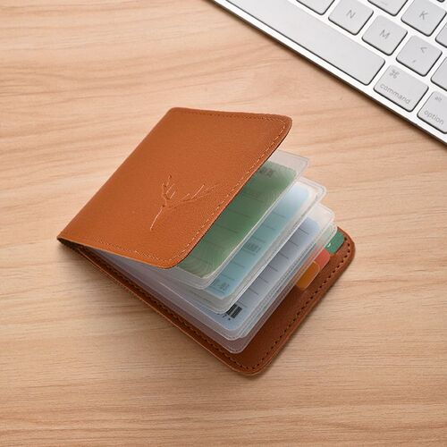 Driver's License Leather Case for Men 2025 Vehicle Driving Document Holder Combo Card Case Two-in-One License Book Protection Case
