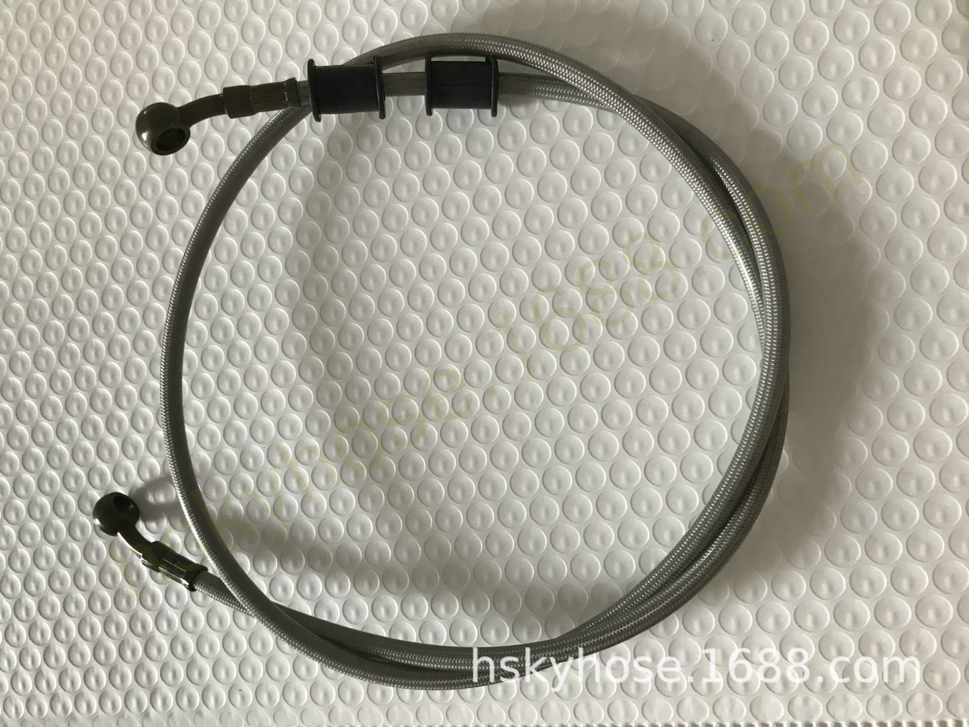 An3 Stainless Steel Connector Brake Oil Pipe 3.2*7.5mm Colored Steel Hose Motorcycle Modification Universal High-Pressure Oil