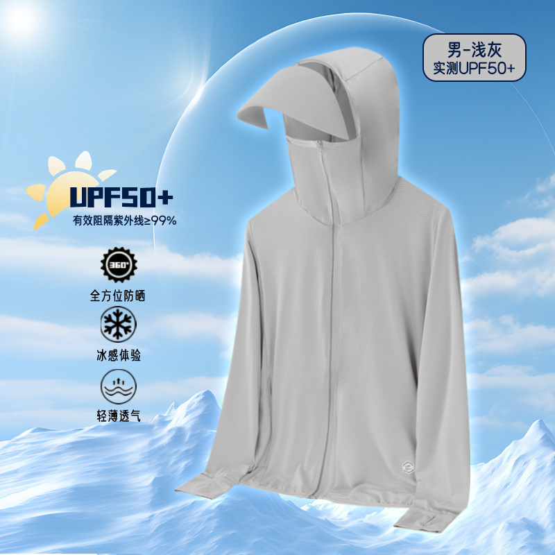 Red popularidad explosiva pareja UV ropa de protección solar suelta ropa de piel transpirable secado rápido ropa de protección solar al aire libre mujer hombre