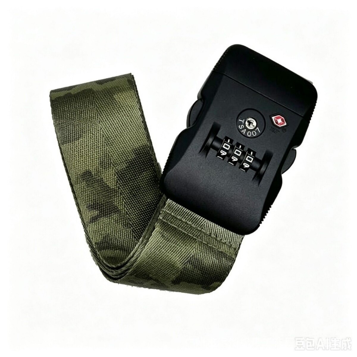 Thickened nylon luggage straps for travel, anti-theft and secure baggage straps, TAS customs lock luggage straps