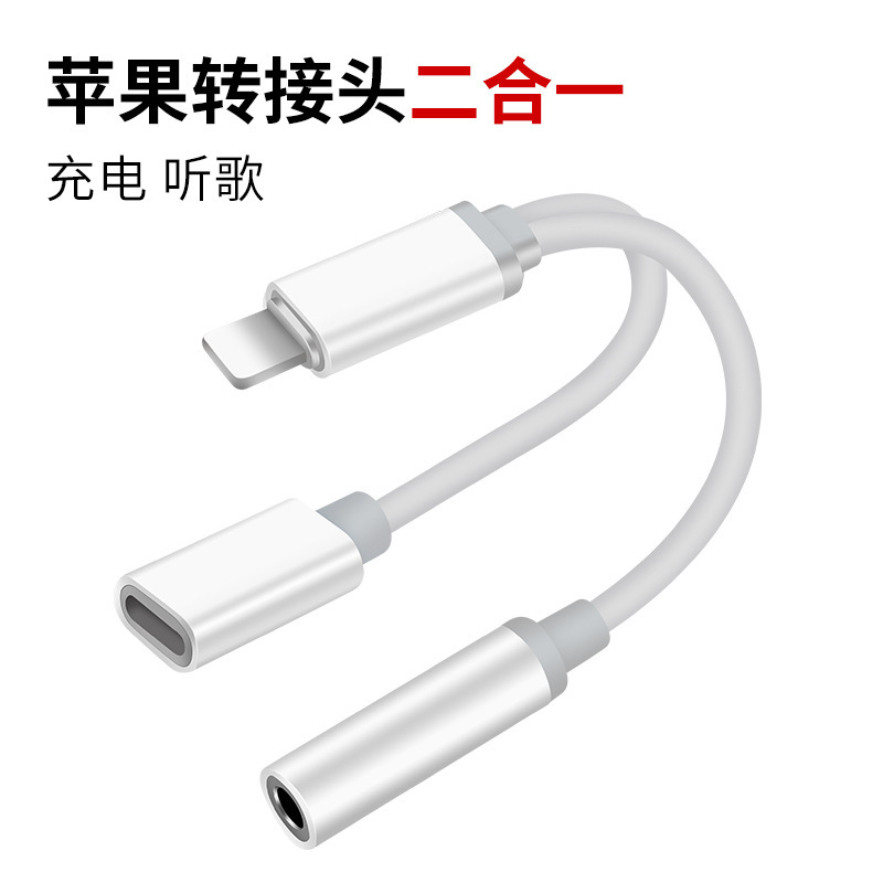 アップルのイヤホンを適用して、二本のイヤホンをつないで充電して歌を聞きます。|undefined