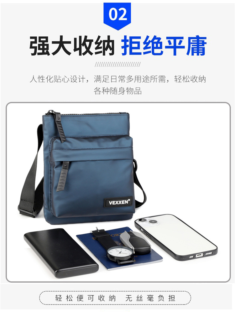 2025 Herrentasche Umhängetasche Casual Schultertasche Herrensrucksack Mini Handytasche Hochformat hochwertiges Design wasserabweisend leicht tragbar