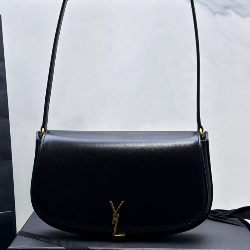 Y高级包女杨树林Voltaire box腋下包半月形肩背包半月包真皮牛皮