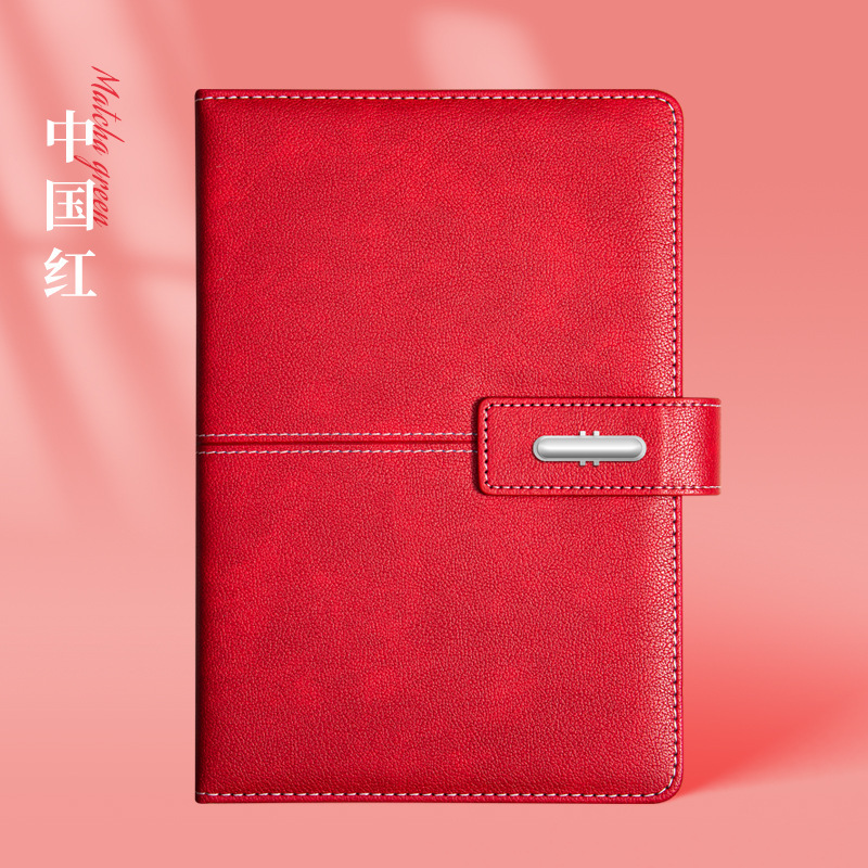 Caja de regalo de notebook A5 de negocios logotipo personalizado de alto nivel Lincoln botón de cuaderno de notas subcuaderno de eventos regalos image 11