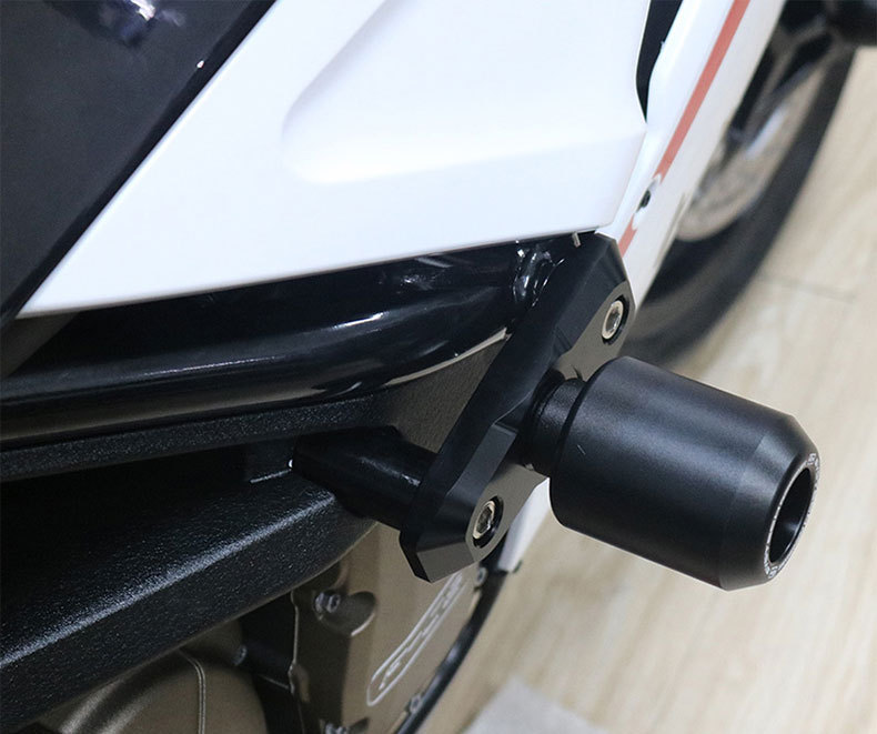 Suitable for Qianjiang Sai 600 Srk600 Huanglong 600 Modified Body Protection Anti-Fall Ball Rubber Engine Bumper
