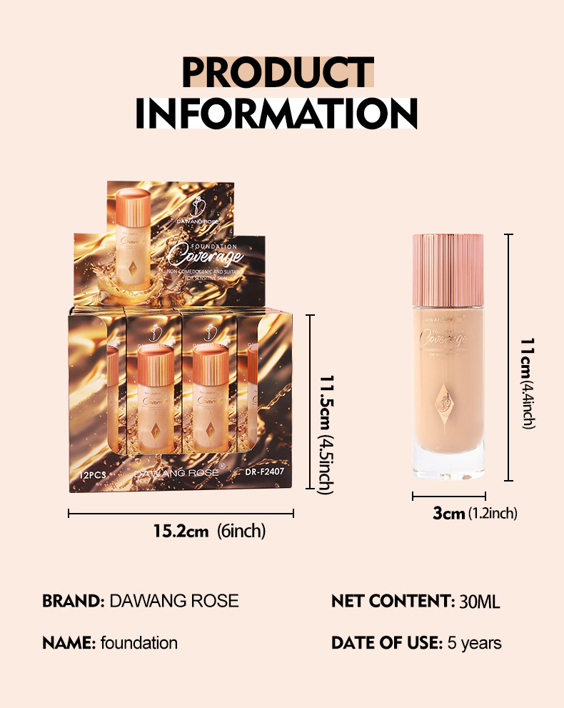 Crema BB correttiva impermeabile e resistente al sudore, fondotinta a lunga durata e non trasferibile._voghion.com