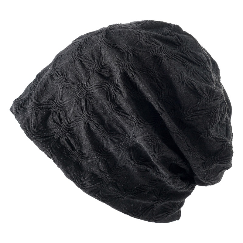 Pila sombrero verano japonés negro dedo gorra delgada fría sombrero femenino red grande circunferencia de la cabeza masculina tapa de confinamiento