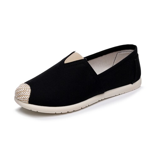 Spring New Old Beijing Cotton Shoes for Women, Soft Sole Lazy Shoes, Canvas, International Trade Shoes, Fisherman Shoes, Korean Style, Versatile