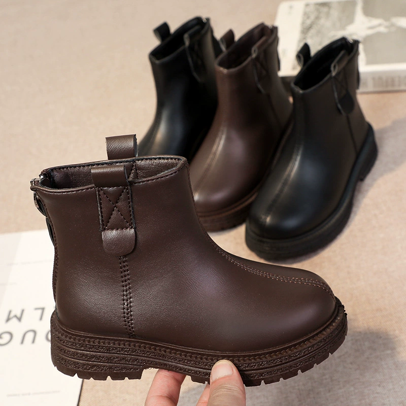 Martens, демисезонные модные флисовые удобные ботинки, коллекция 2023 года, европейский стиль, для подростков