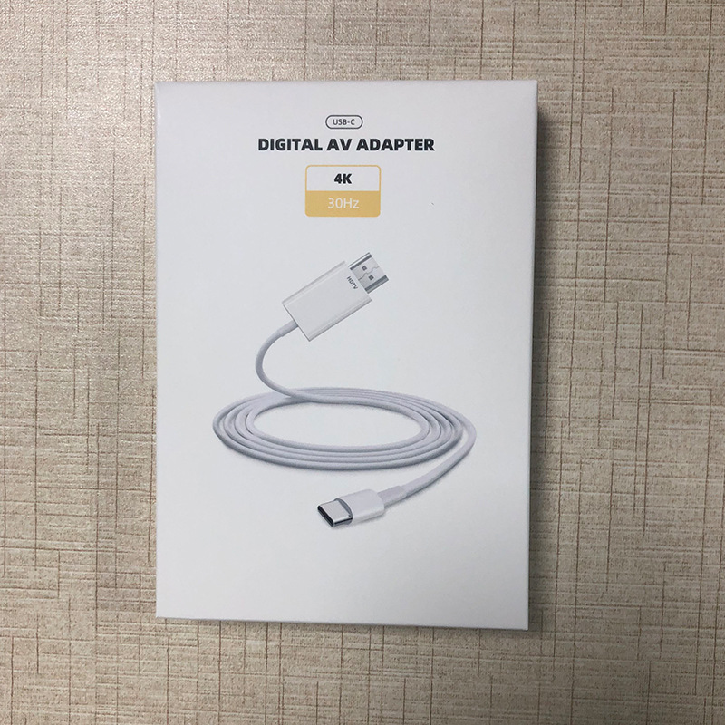 携帯電話用HDMIアダプター、スマホ画面投影ケーブル、Type-C to HDMI延長ケーブルの越境販売
