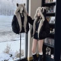 冬季男女连帽保暖棉服