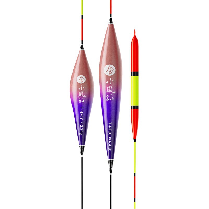 Xiaofengxian Float Thickened Tail Super Eye-Catching Fish Float Myopia Long-Range Deep Water Wild Fishing Crucian Carp Turtle Big Head Float