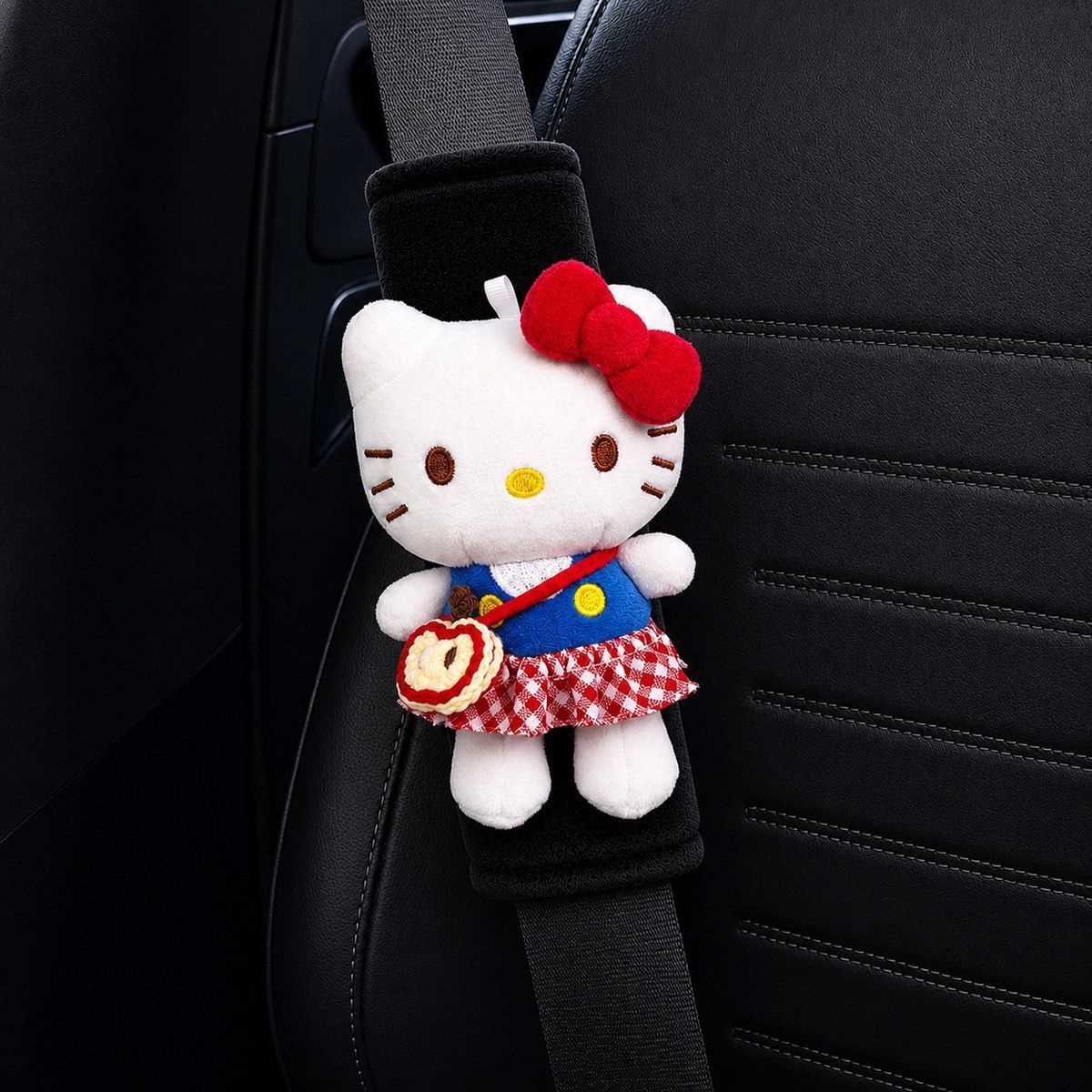 Kitty Seatbelt Shoulder Pads Car Decoration Interior Seatbelt Anti-Wear Clothing Cute Couple Set for Women