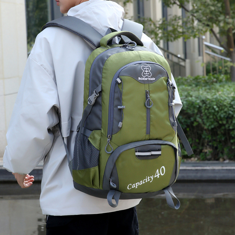 capacious backpack outside climbing
