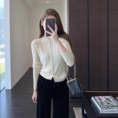好穿不挑人 客供纱线舒适针织衫显瘦上衣女毛衣2025秋冬新603044