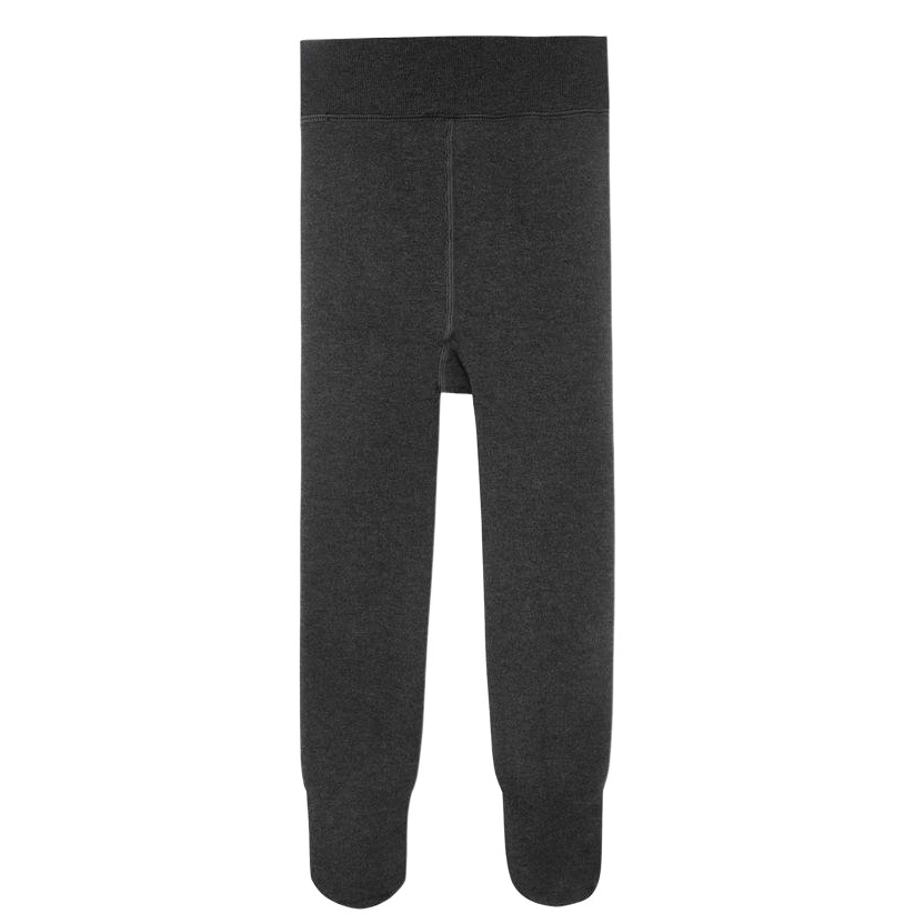 Calcetines de baile para niños Blanco Otoño e Invierno Nuevo pantimedias forradas de vellón engrosadas polainas para niñas calcetines de práctica anti-enganche