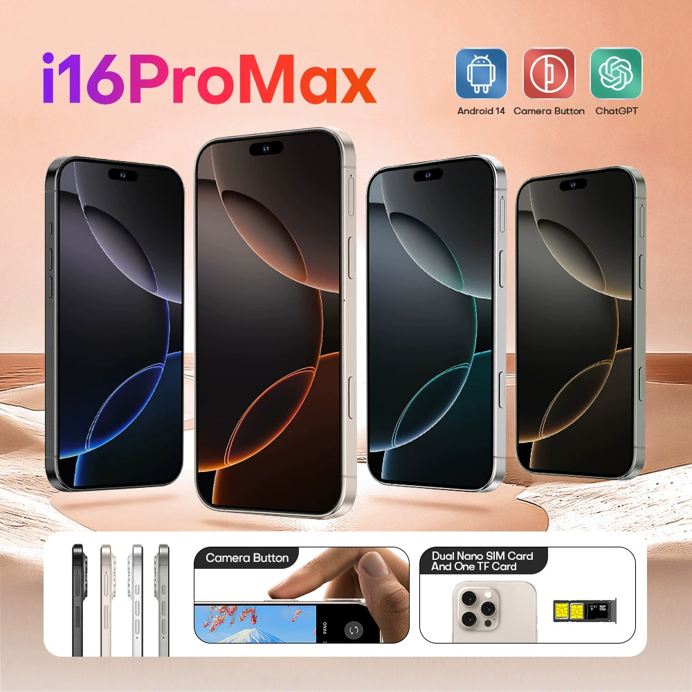 Мобильный телефон, Intel Core i16, 16 Pro Max, 64ГБ, (跨境贸易), 6.73 дюйма, Android