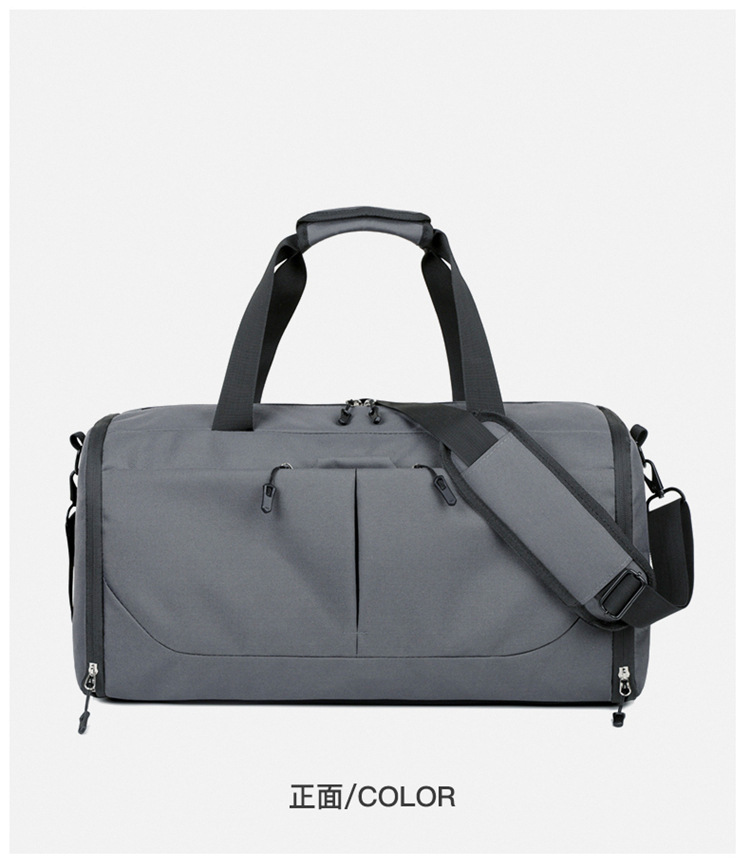 Bolsa deportiva de alta capacidad alta sensación bolsa de viaje separación seca y húmeda con almacenamiento de zapatos bolsas de entrenamiento de pelota de natación logotipo