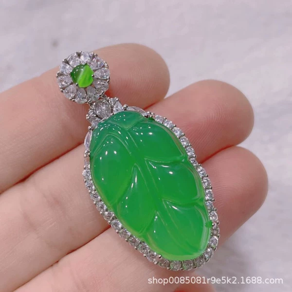 Chalcedony necklace 12