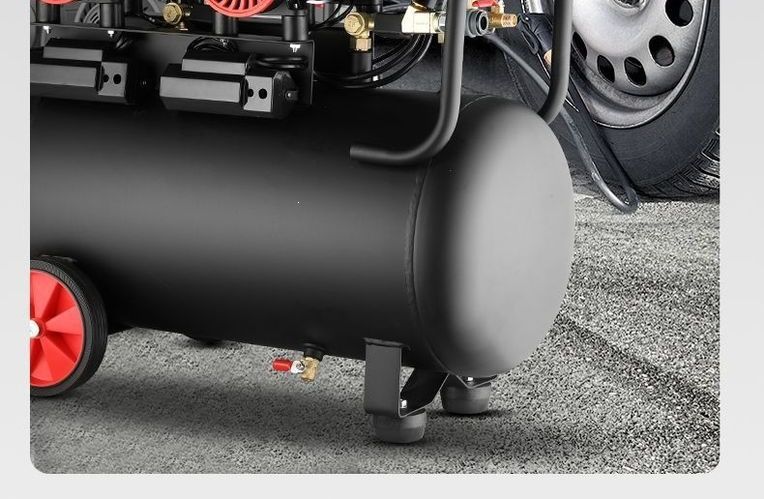 Air compressor, small 220v portable industrial-grade woodworking silent high-pressure air pump