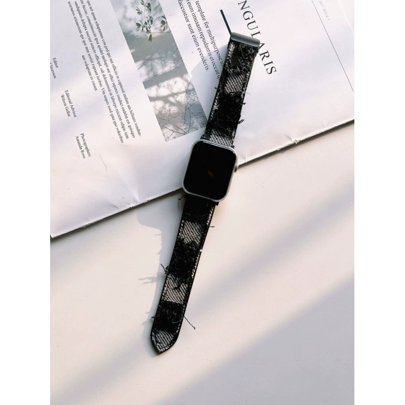 Подходит для ремешка Apple Watch iwatch старые джинсовые кисточки наручные часы 10-го поколения Apple Watch9876543