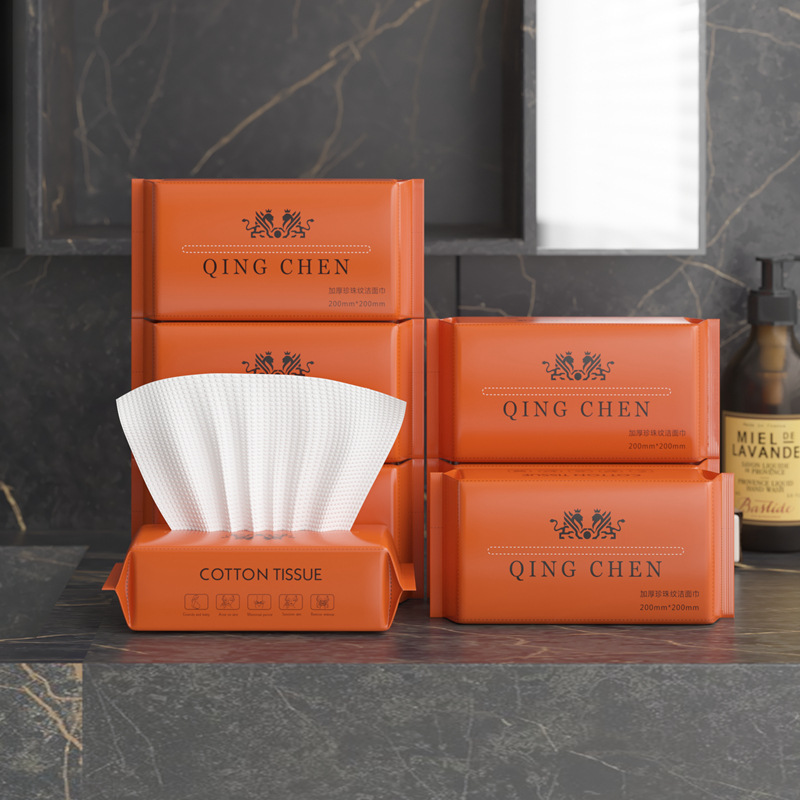 Extra-thick disposable cleansing wipes, premium soft cotton towels—perfect for beauty salons! Wholesale from the manufacturer.