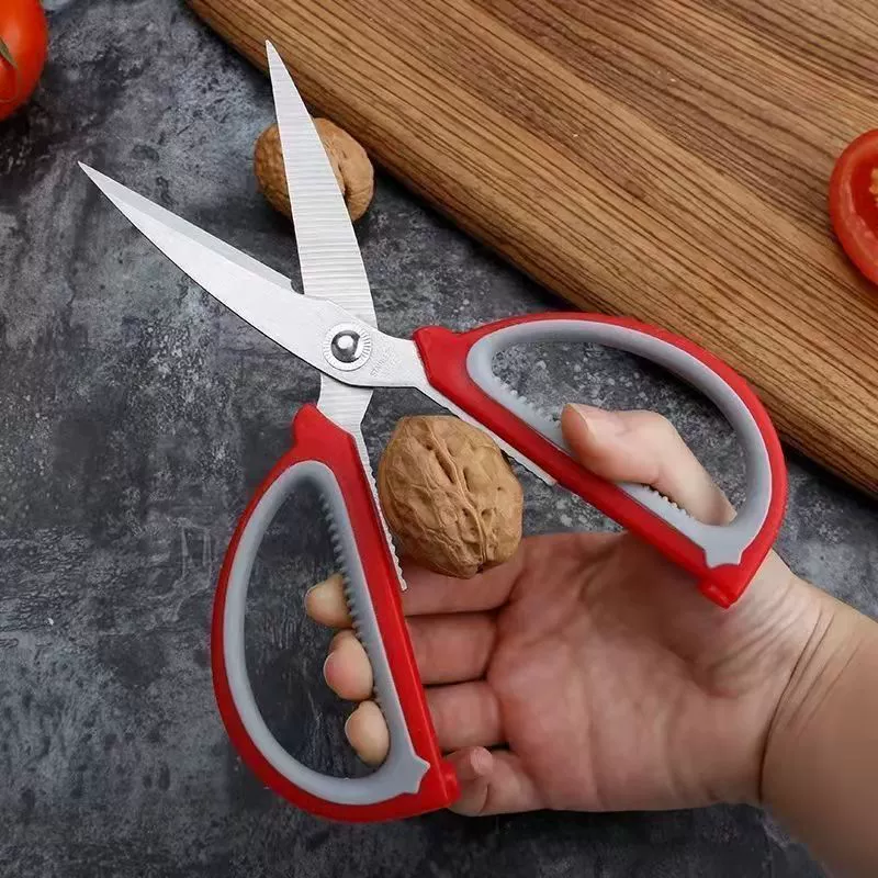 Немецкие бытовые ножницы из нержавеющей стали прочные кухонные ножницы для мяса многофункциональные портновские ножницы студенческие большие ножницы ручной работы