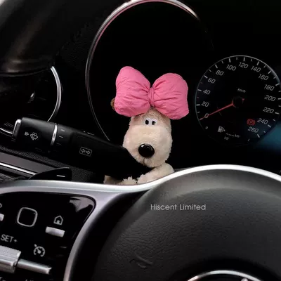 Cute doll dog car bumper decoration Mercedes-Benz car turn light wiper doll decoration car accessories female