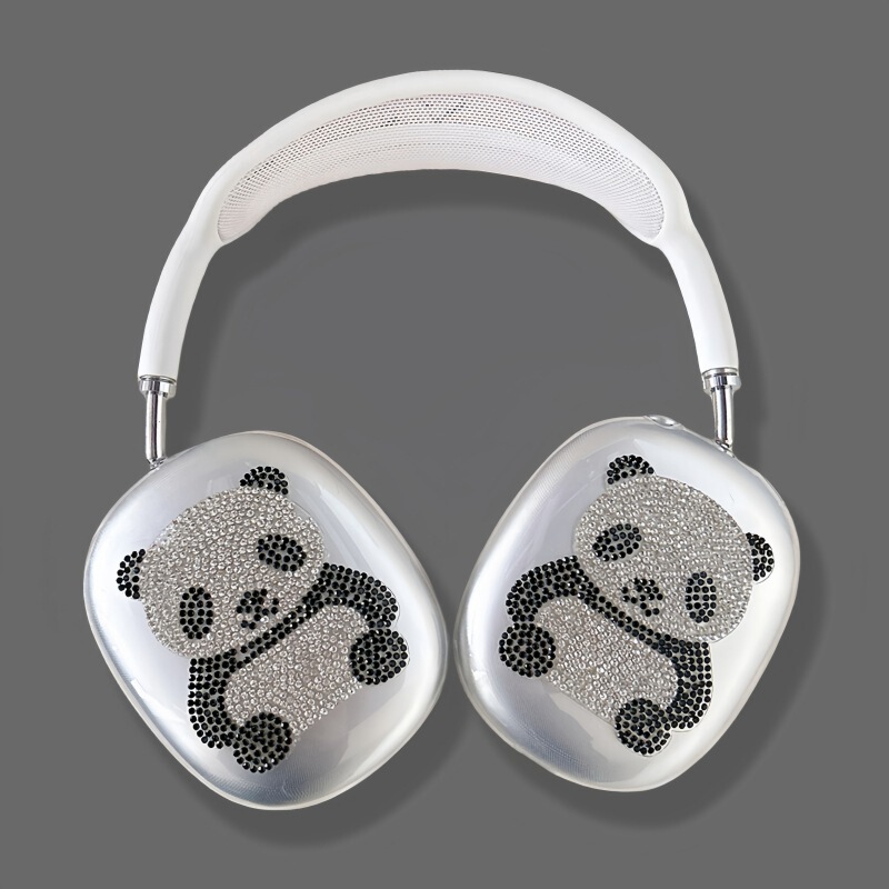 アニメ透明適用アップルAirPods Maxヘッドセットbluetoothヘッドセット保護カバーソフトケースかわいいシンプル|undefined