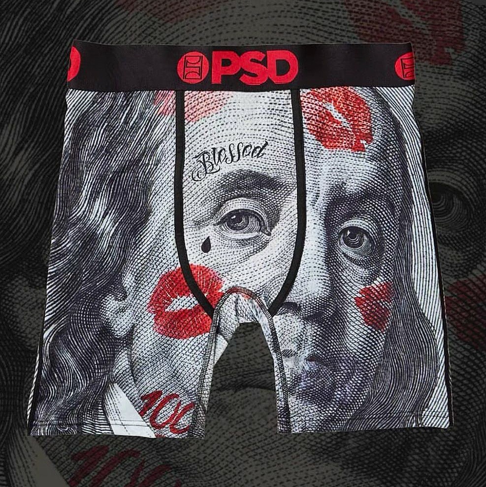 Marca de moda PSD seda de hielo pantalones cortos de poliéster pantalones de playa estampados anime deportes cómodos correr bóxer calzoncillos para hombres