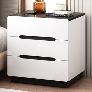 Bedside Table Modern Minimalist Bedroom Bedside Storage Rack Multi-Layer Bedside Storage Cabinet for Rental Housing Creative Storage Cabinet