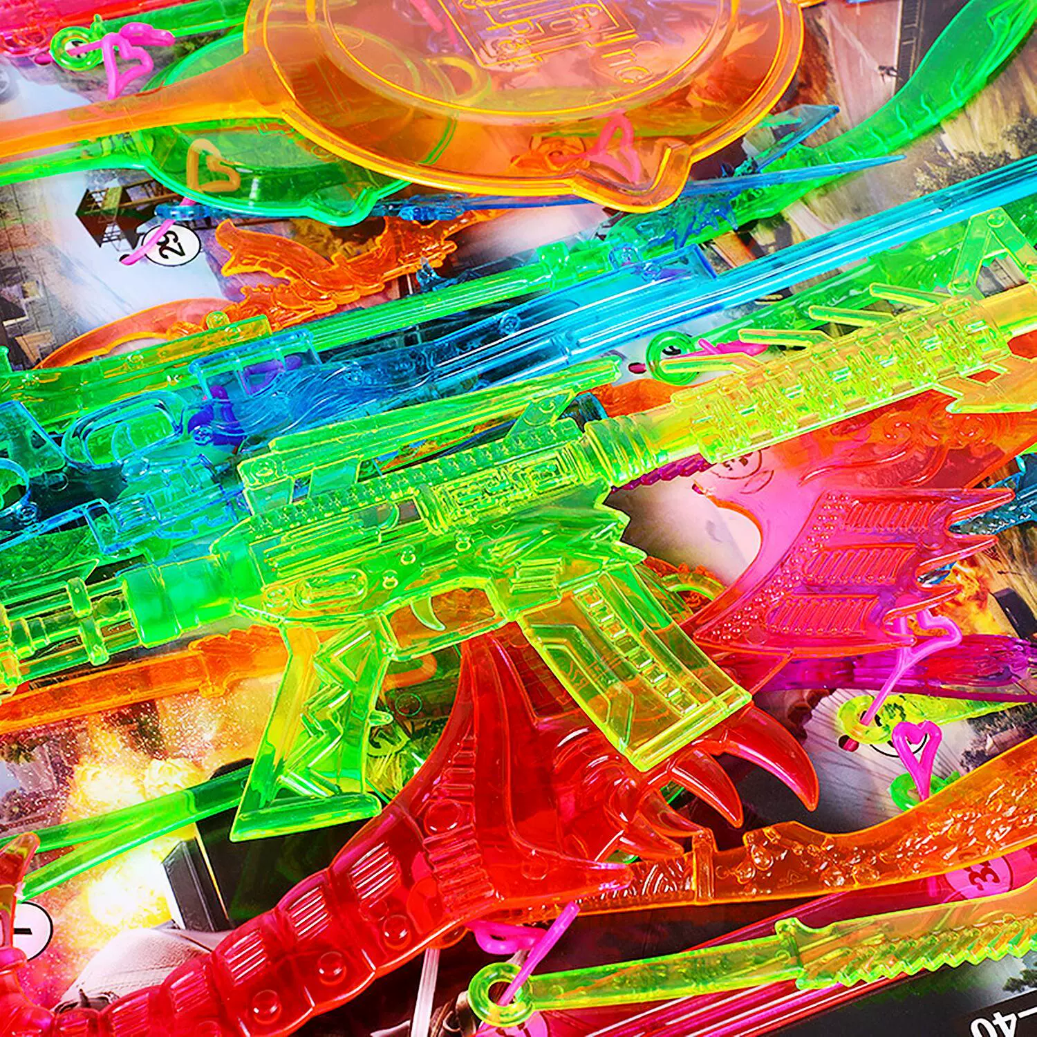 Plastic weapon, big school sword, board game for elementary school students, new collection