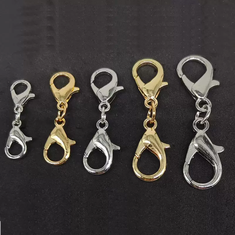 双头龙虾扣项链扣手链扣服装装饰扣 锌合龙虾扣连接扣 创意DIY扣