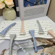 工厂批发便携式小巧剃毛刀不锈钢刀片T型刮毛刀刮腋毛腿毛脱毛刀