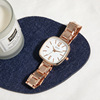 Square steel belt, trend quartz swiss watch, 2023, light luxury style