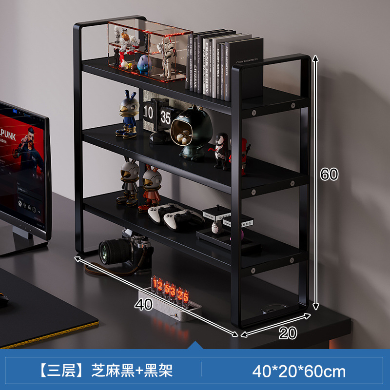 Tres capas de sésamo negro + negro rack 40*20