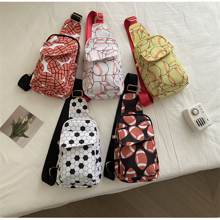 Women's Medium Nylon Ball Streetwear Square Zipper Fanny Pack display picture 29