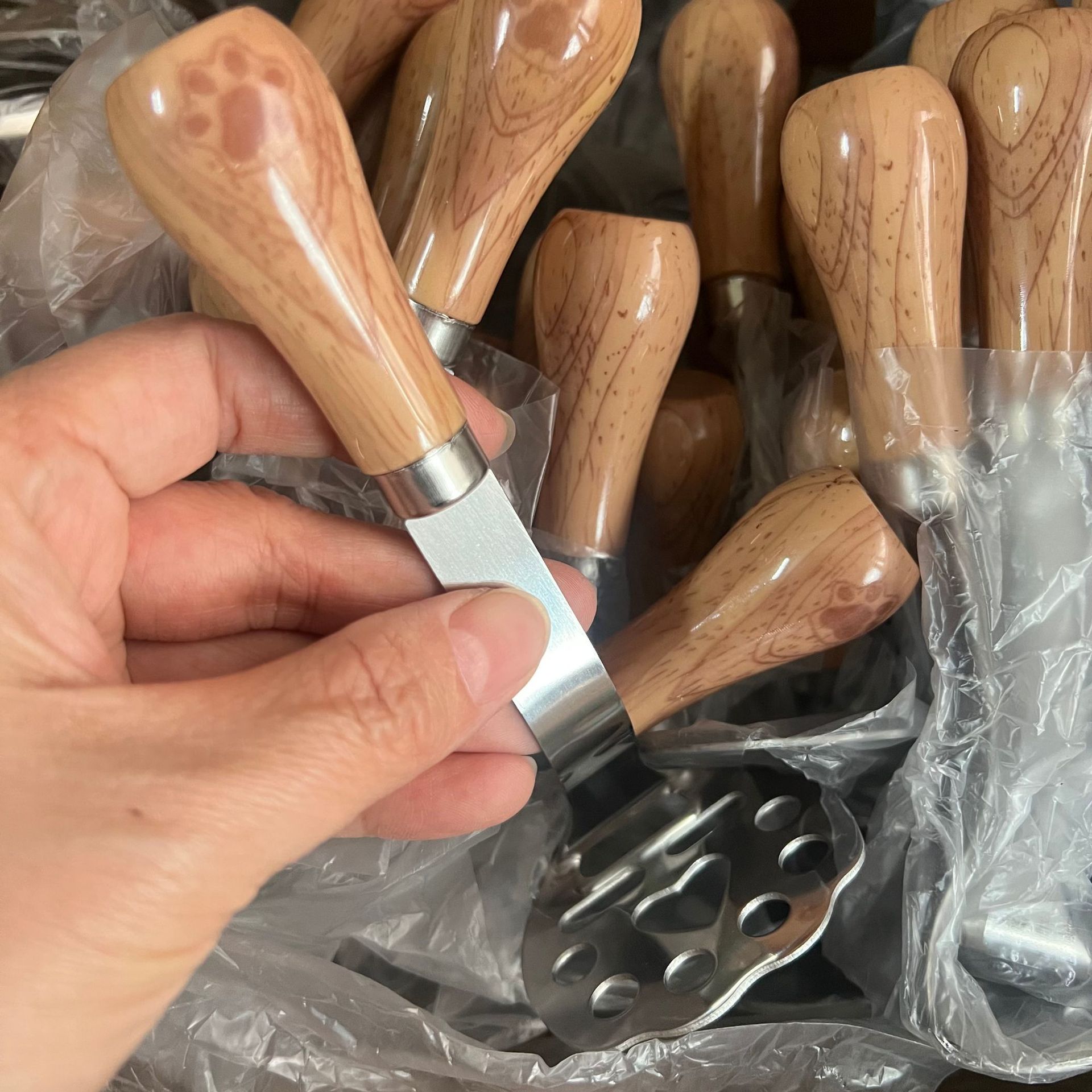 Presión de puré de papa vertical en stock, triturador de lodo de acero inoxidable, triturador de prensa, herramienta de suplemento alimenticio para bebés