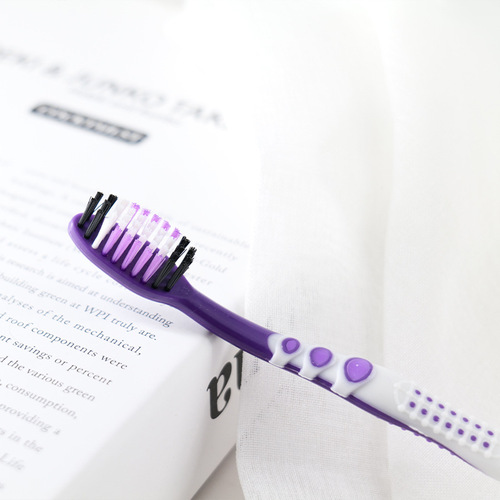 Household adult medium-hard bristle toothbrush to clean teeth stains and tobacco stains small helper individually packaged toothbrush wholesale dropshipping