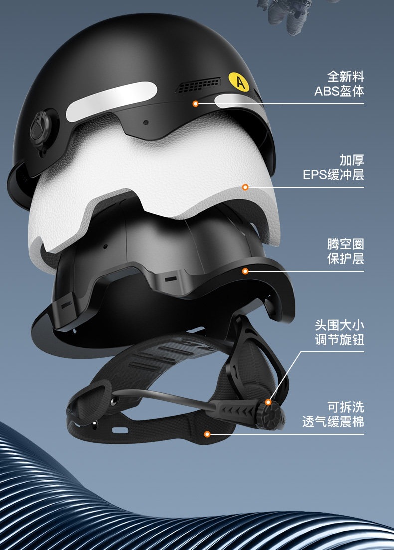 Suitable for the new national standard 3C certified electric vehicle helmet for men and women, electric motorcycle winter riding safety helmet