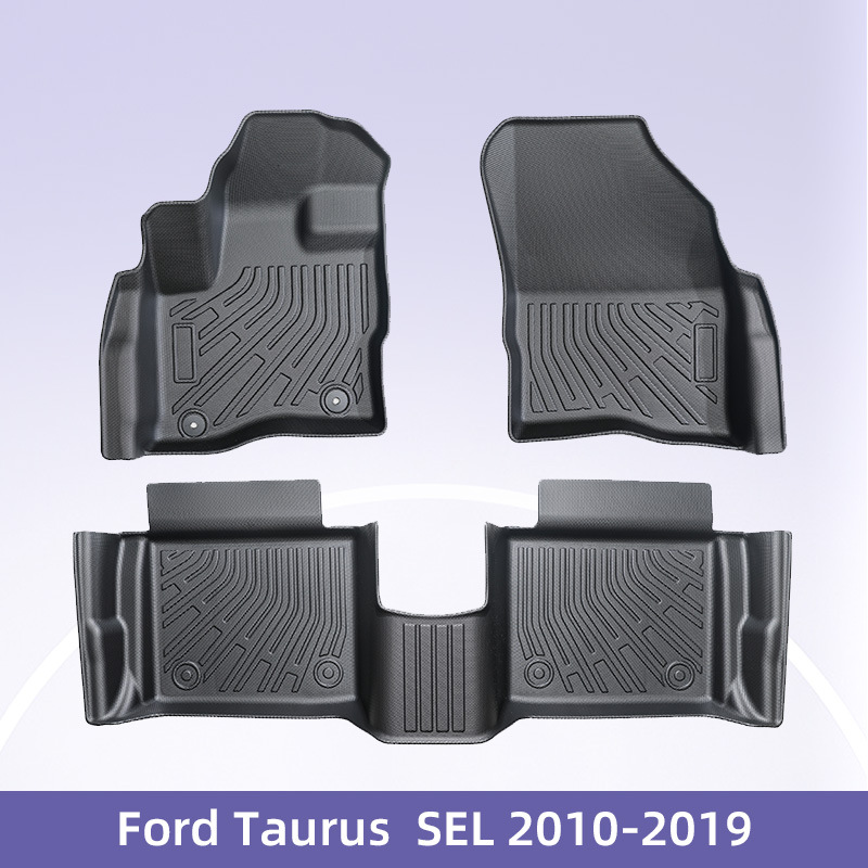 Aplicable a Ford Taurus SEL Fuel 2010 - 2019 3D todo tiempo TPE cojín de pie cojín de colateral