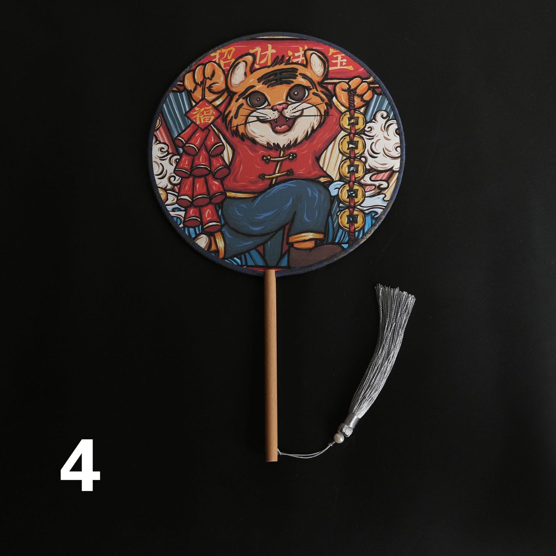 Entrega de una pieza dama de honor de moda Nacional mejor hombre ventilador danza foto paño de doble cara ventilador de la boda al por mayor ventilador de publicidad de dibujos animados