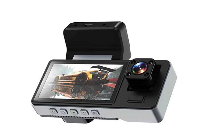 Cross-border new three-recording A8 driving recorder wifi mobile phone connection HD night vision three-lens wide-angle Cardvr