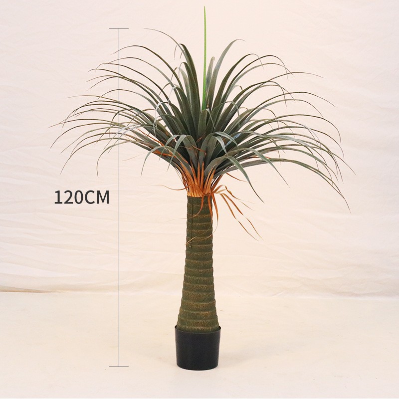 Simulación de plantación verde de plátano de bambú de tortuga grande planta de plantación de ventana interior diseño de ángulo de planta de árbol falso paisajístico